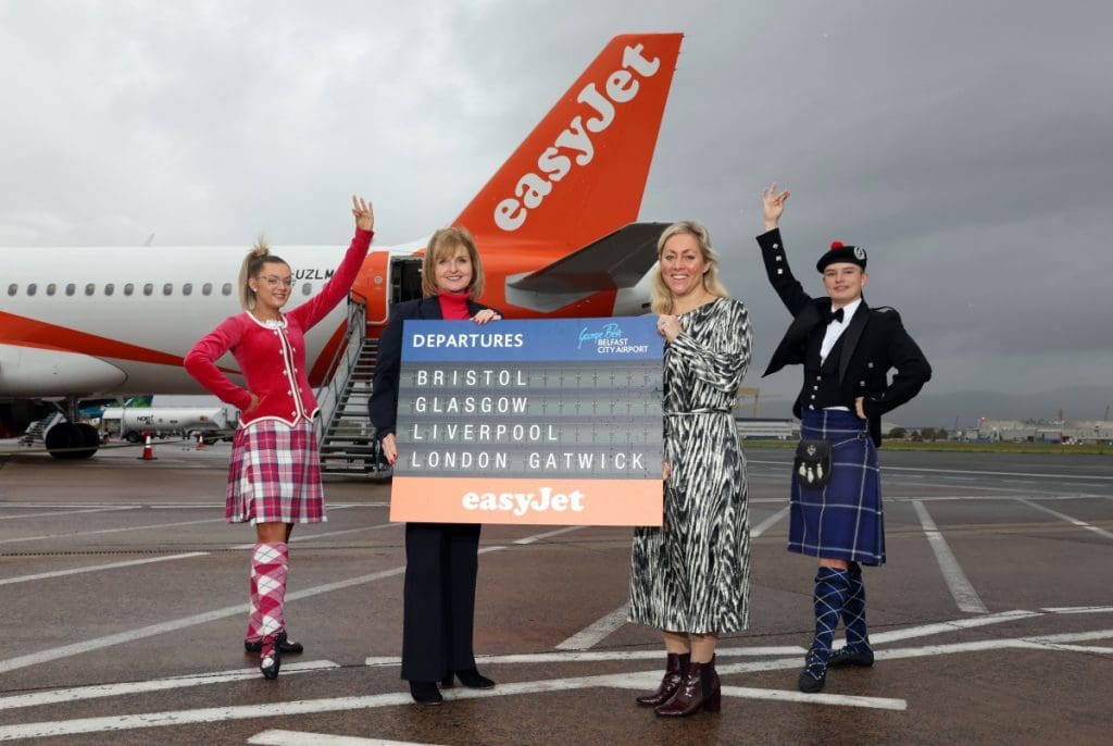 easyJet celebrates take-off of new winter route from Belfast City to Glasgow 5 easyJet celebrates take-off of new winter route from Belfast City to Glasgow 5