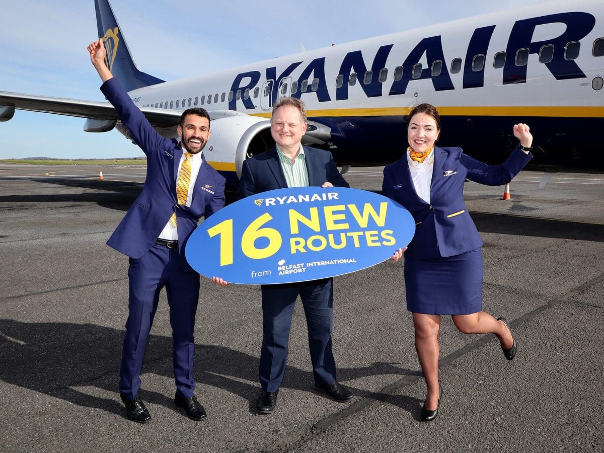 Belfast International Airport welcomes launch of new Ryanair UK base Today 1