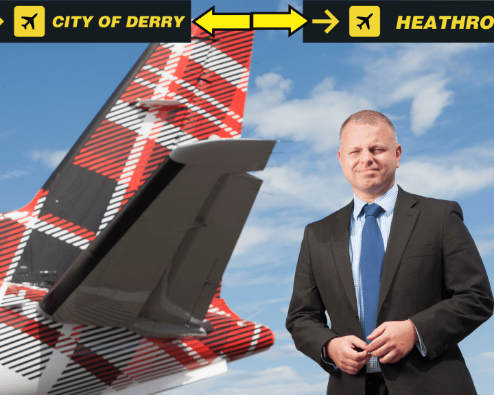 CITY OF DERRY TO GAIN FIRST EVER AIR LINK TO LONDON HEATHROW 1