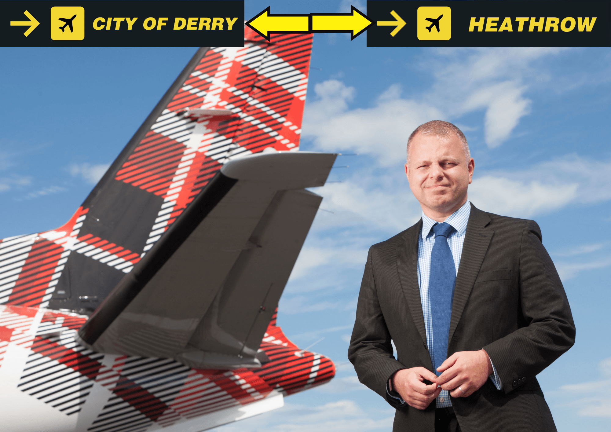 CITY OF DERRY TO GAIN FIRST EVER AIR LINK TO LONDON HEATHROW 1