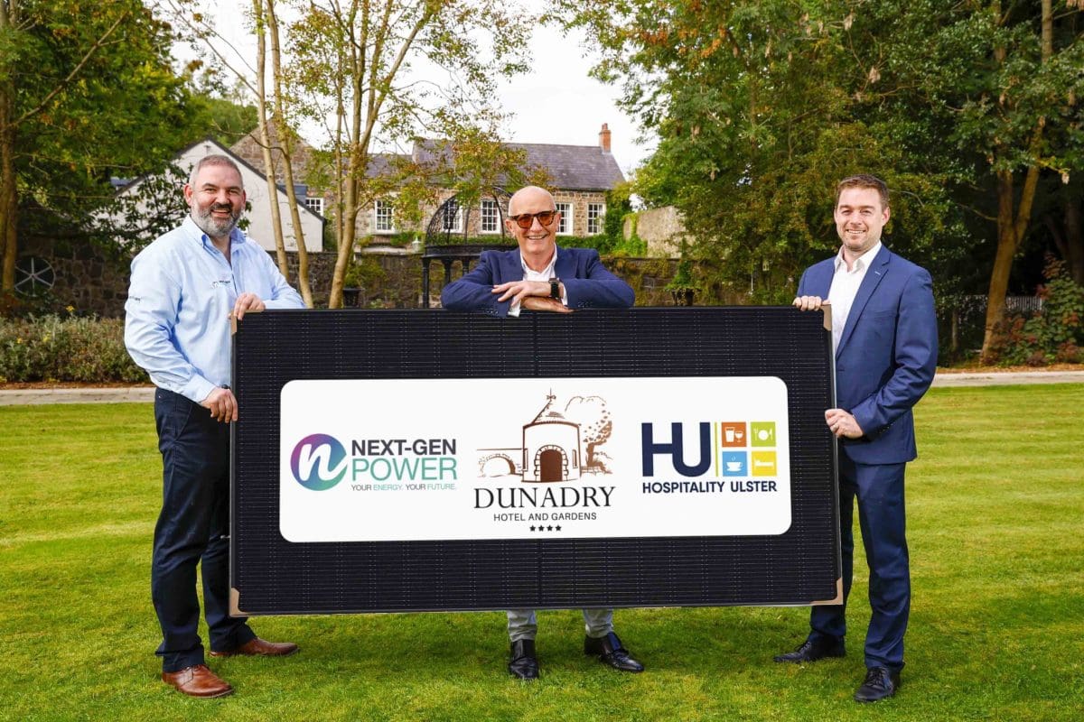 Dunadry Hotel rolls out welcome mat to a green future, Co Antrim hotel embraces sustainability with Next-Gen Power solar installation 1