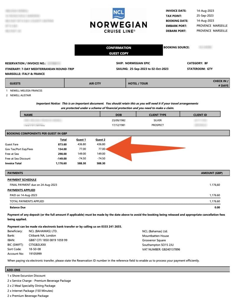 MILLIONS OF POUNDS IN TAXES TAKEN FROM UK CRUISE LINE PASSENGERS  6 MILLIONS OF POUNDS IN TAXES TAKEN FROM UK CRUISE LINE PASSENGERS  6