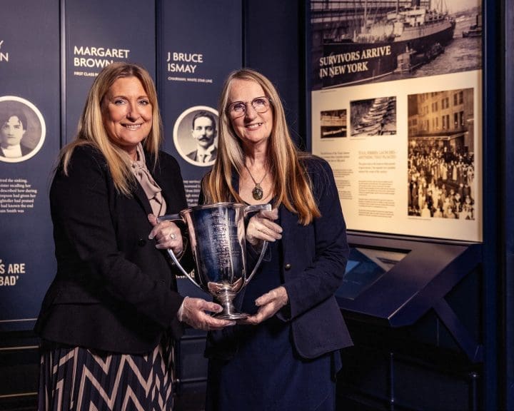 TITANIC STORY DESCENDANT LOVING NEW ARTEFACT AT TITANIC BELFAST 10