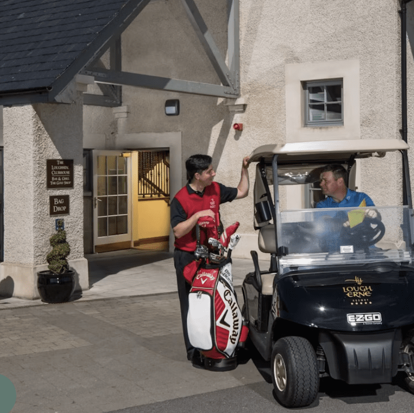 Lough Erne Resort in Enniskillen is a mesmerising blend of old-world charm and modern luxury 12 Picture of a Golf Cart at Lough Erne Resort
