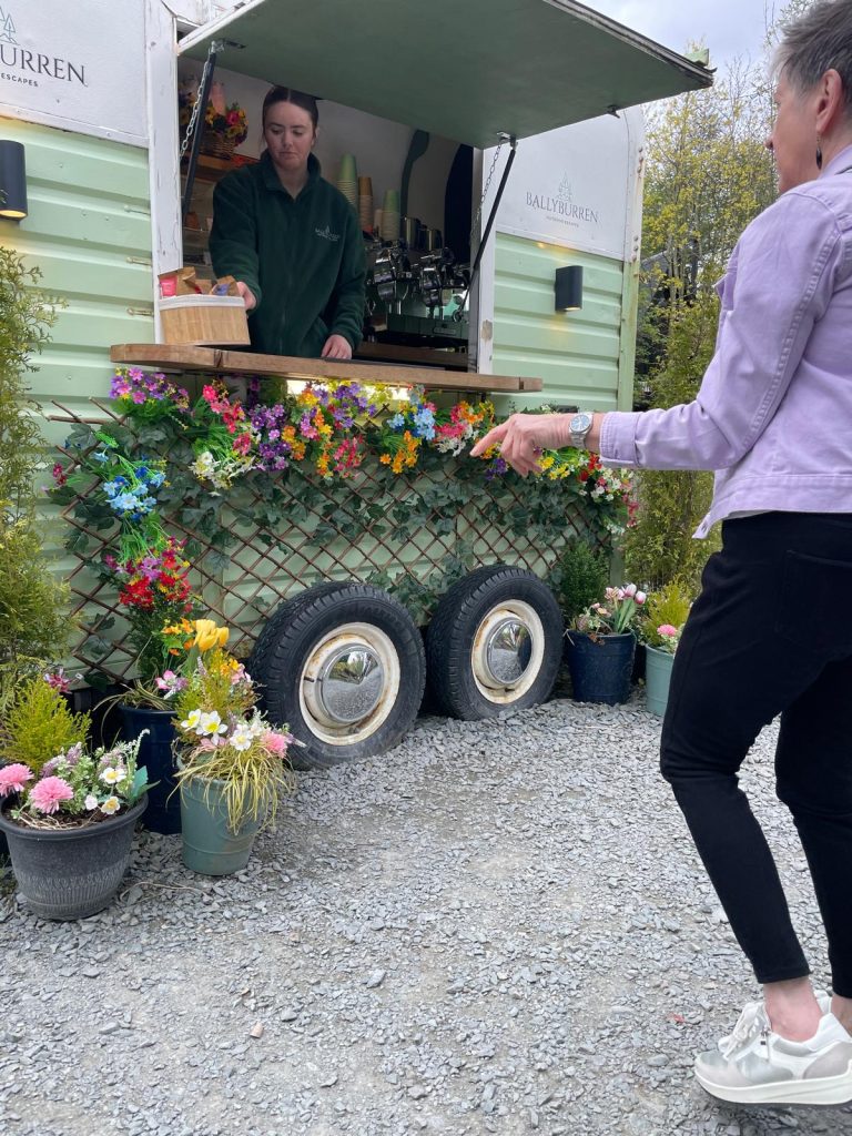 coffee trailer located at ballyburren