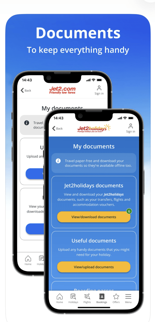 Jet2 announces update giving customers access to more real-time information throughout their holidays 5 jet2 app