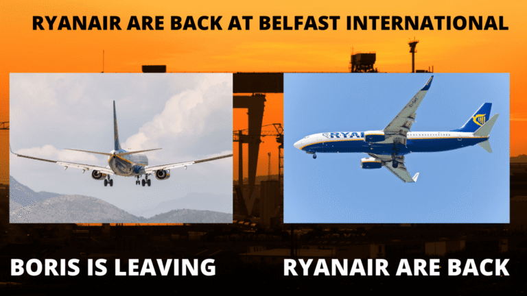 RYANAIR REOPENS BELFAST INTERNATIONAL BASE FROM SUMMER’23