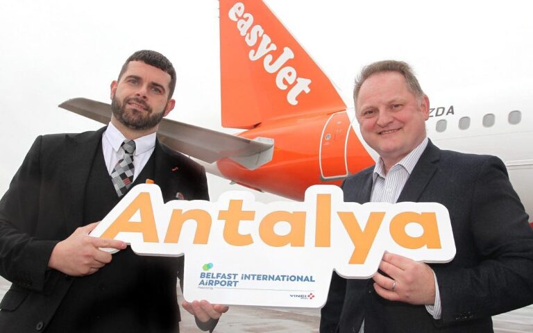 easyJet launches first flight and packages holidays to Antalya from Belfast International for the summer