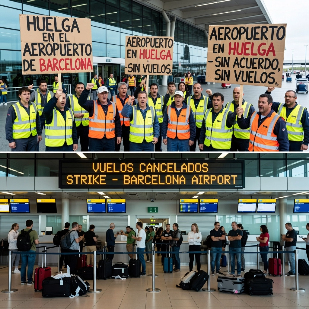 Barcelona Airport Strike