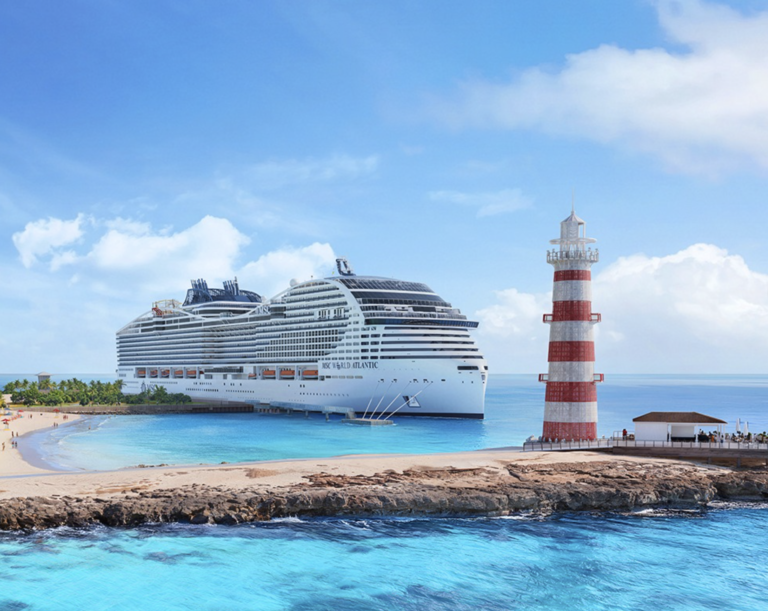 picture of an MSC Cruise Ship
